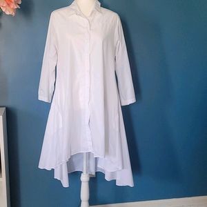 White shirtdress